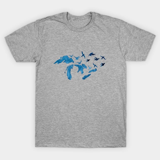 Great Lakes Take Flight T-Shirt by Great Lakes Pigeon Rescue